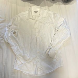 Zara Man Slim Fit white dress shirt - Medium